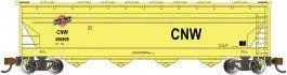 HO 56' ACF Cvd.Hopper CNWBachmann Train HO Scale