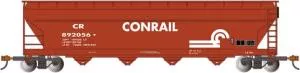 HO 56' ACF Cvd.Hopper CRBachmann Train HO Scale
