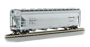 HO 56' ACF Cvd.Hopper NYC/gryBachmann Train HO Scale