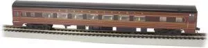 HO 85' Smoothside Coach PRR #4251 w/Lighted InteriorBachmann Train HO Scale