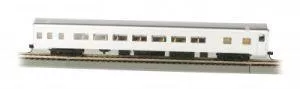 HO 85' Smoothside Coach Unlttrd.AluminumBachmann Train HO Scale