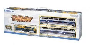 HO Alaska McKinley Explorer Diesel Psg.Set/GP40Bachmann Train HO Scale