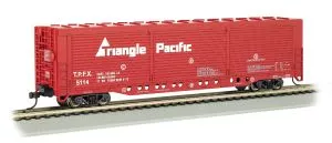 HO All-Door Boxcar Triangle PacificBachmann Train HO Scale
