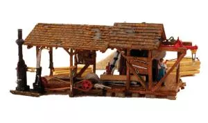 HO B/U Buzz's SawmillWoodland Scenics Train HO Scale
