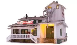 HO B/U H&H Feed MillWoodland Scenics Train HO Scale