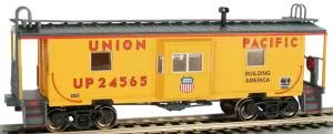 HO Bay-Window Caboose UP w/Roof WalkBachmann Train HO Scale