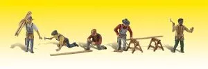 HO Carpenter CrewWoodland Scenics Train HO Scale