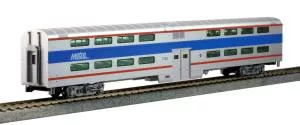 HO Chicago Metra Bi-Level Coach #7780Kato Train HO Scale