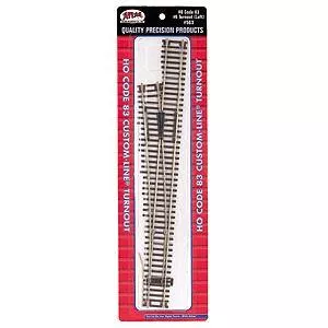 HO Code 83 LH #6 Custom-Line SwitchAtlas Train HO Scale