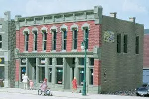 HO DPM Front Street BuildingWoodland Scenics Train HO Scale