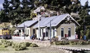 HO DPM GOLD Coal River StationWoodland Scenics Train HO Scale