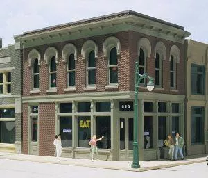 HO DPM The Other Corner CafeWoodland Scenics Train HO Scale