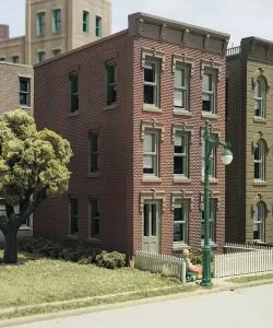 HO DPM Townhouse #1Woodland Scenics Train HO Scale