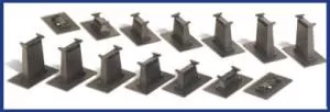HO EZ Track Graduated Pier Set/14pcBachmann Train HO Scale