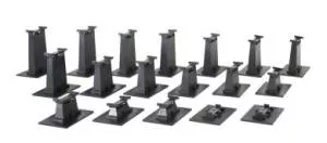 HO EZ Track Graduated Piers/18pcBachmann Train HO Scale
