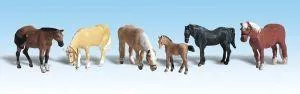 HO Farm HorsesWoodland Scenics Train HO Scale