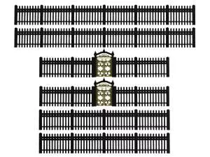 HO Iron Fence - BlackLionel Train HO Scale