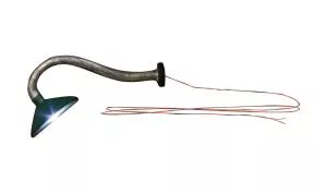 HO Just Plug Gooseneck Wall Mount LightsWoodland Scenics Train HO Scale