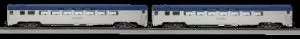 HO NKP 2pk Ribbed Parlor Psg.CarsMTH Train HO Scale