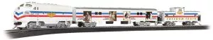 HO Norman Rockwell Freedom Train Diesel Set/F7Bachmann Train HO Scale
