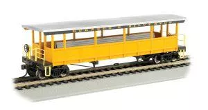 HO Open Side Excursion Car Durango&Silverton/yelBachmann Train HO Scale