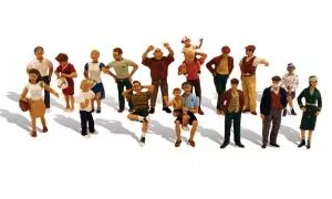 HO People/16pcWoodland Scenics Train HO Scale