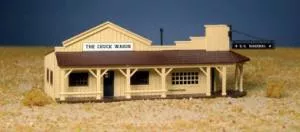 HO Plasticville Marshall's Office & RestaurantBachmann Train HO Scale