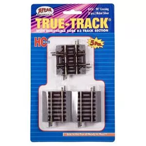 HO True-Track 90* CrossingAtlas Train HO Scale