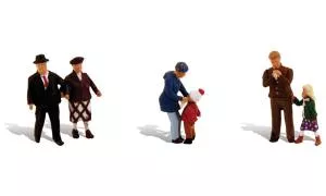HO Young & Old PeopleWoodland Scenics Train HO Scale