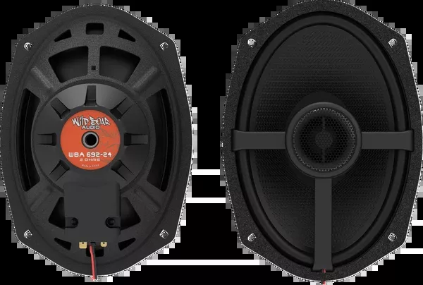 Hogtunes Speakers – Saddlebag Cut-In Lids – 6X9 – 2 Ohm