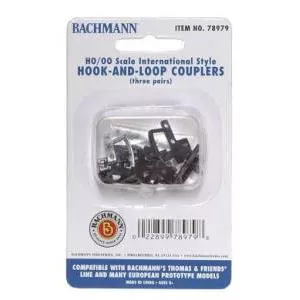 Hook & Loop Couplers/3pr - HO Scale (Thomas The Train) Bachmann Train HO Scale