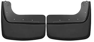 Husky Liners - 57641 - Custom Dually Rear Mud Guards Black