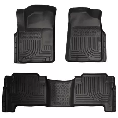 Husky Liners 98611 WeatherBeater Combination Front & 2ND Seat Floor Liners - (3