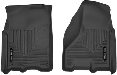 Husky Liners Front Floor Mats Liners for 2010-2018 Ram 2500 3500 Black 53511
