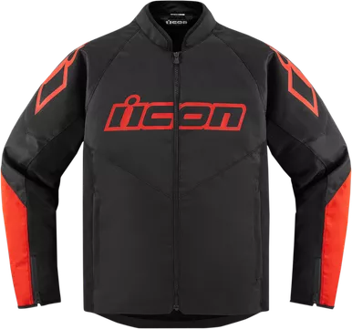 Icon Hooligan CE Jacket Black Orange