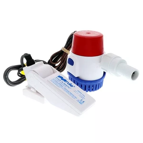 Jabsco Rule 500 GPH Standard Bilge Pump Kit With Float Switch