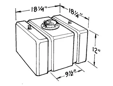 JAZ 16-Gallon C/T Fuel Cell 200-116-01