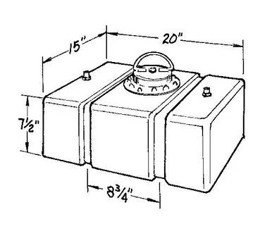 JAZ 8-Gallon C/T Fuel Cell 200-008-01