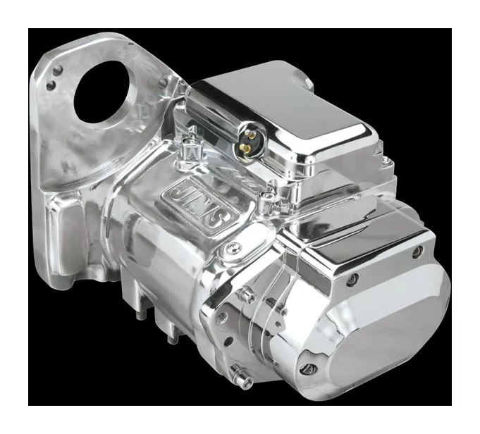 Jims 5-Speed Close Ratio Transmission Assembly With Polished Case For Harley Softail 1990-1999