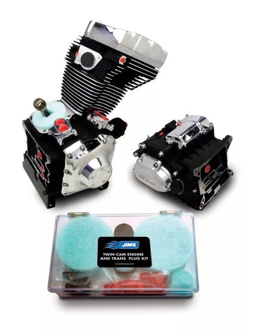 Jims Twin Cam Engine And Transmission Plug Kit For Harley Twin Cam
