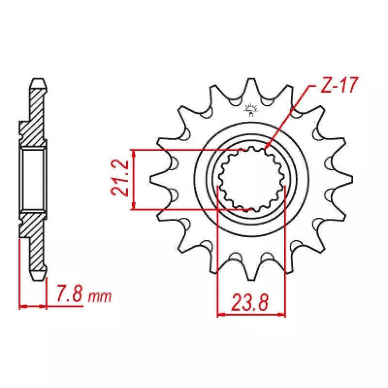 JT Sprocket Front 520 13T