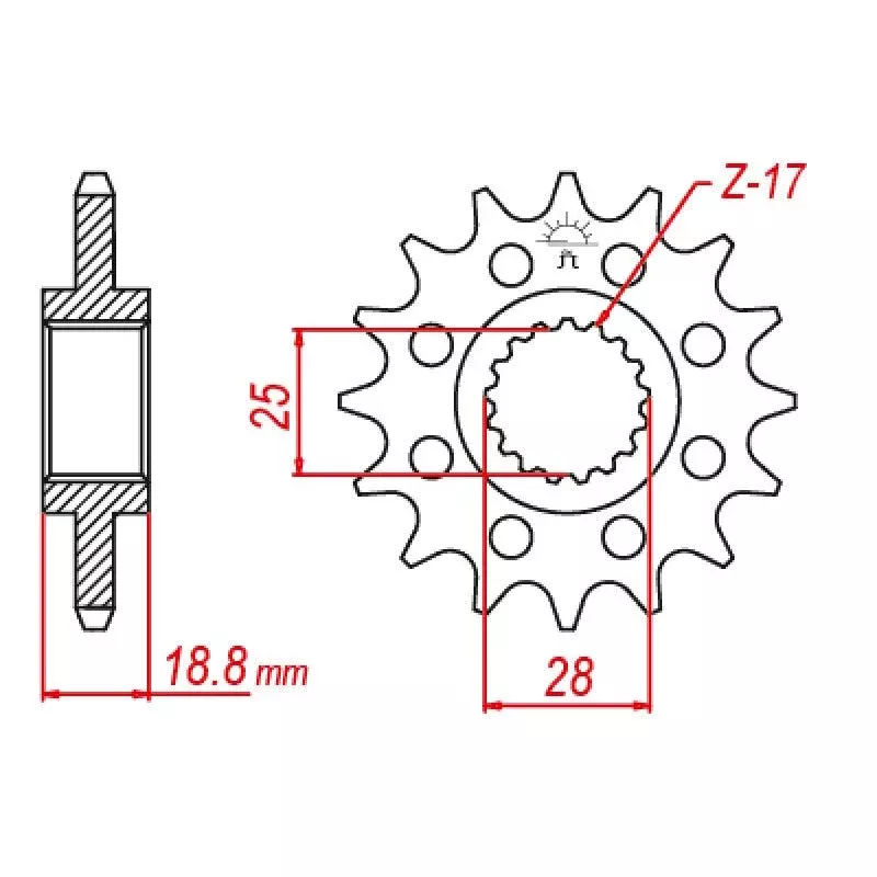 JT Sprocket Front 525 20T