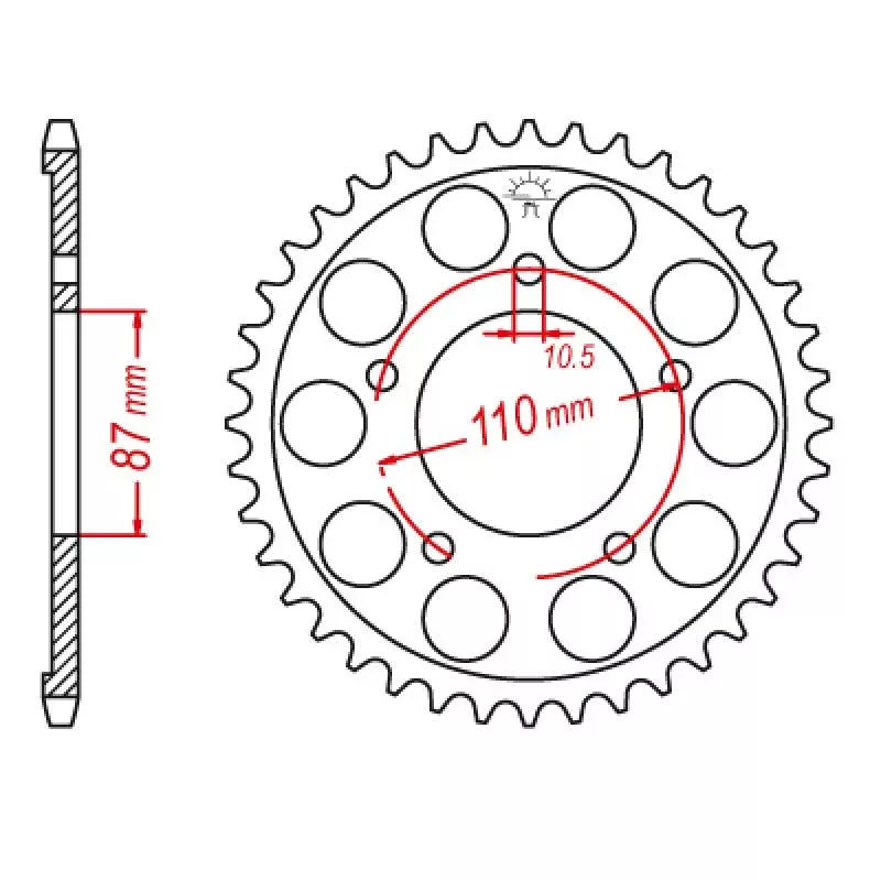 JT Sprocket Rear 525 48T
