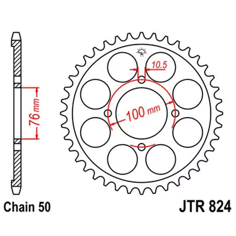 JT Sprocket Rear 530 46T