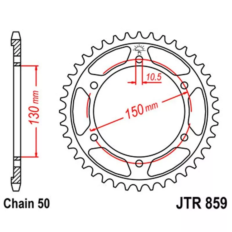 JT Sprocket Rear 530 47T