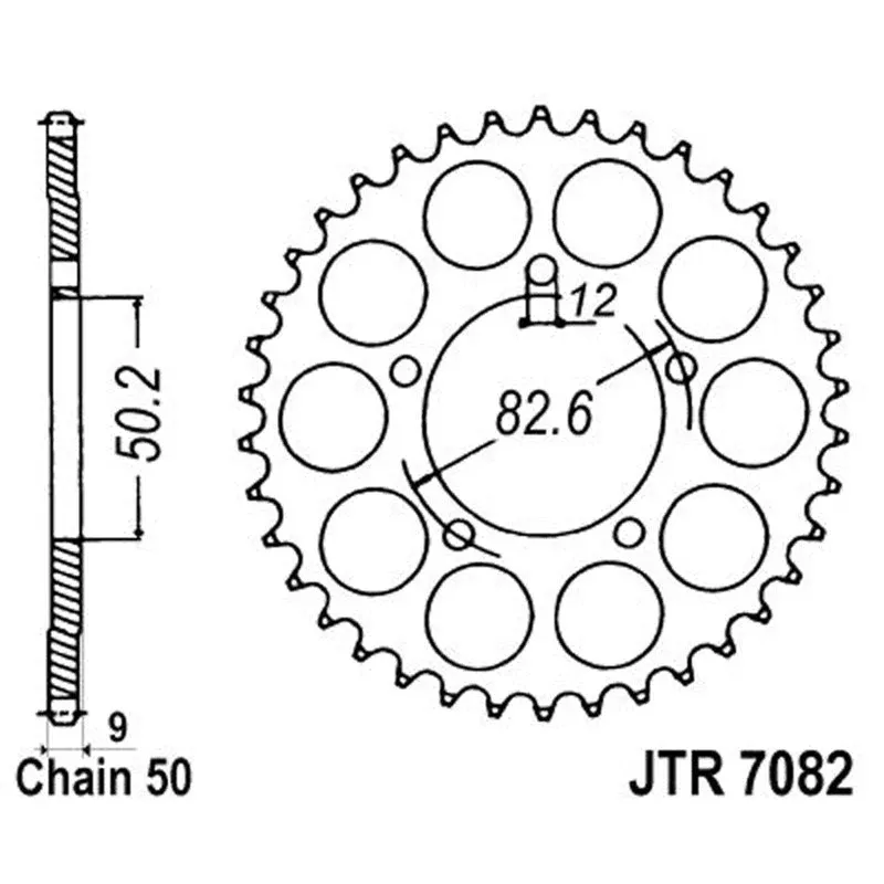 JT Sprocket Rear 530 48T