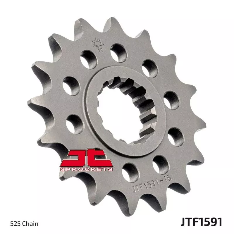JT Sprockets Front OEM Type Rubber Cushioned CS Sprocket 16 Tooth 16T 525 Chain For Yamaha Niken GT 900 MXT850 2020 JTF1591.16RB