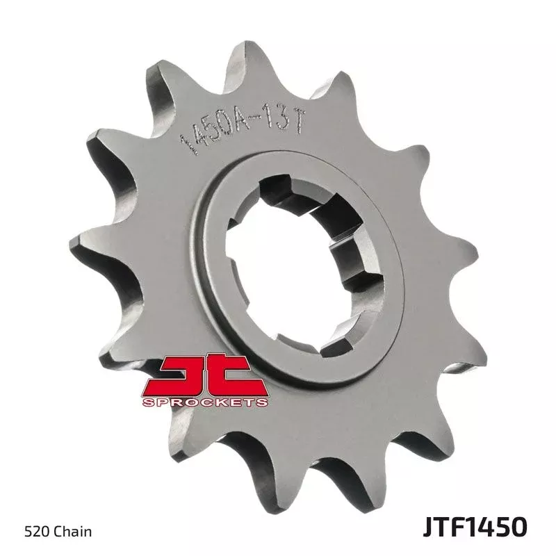 JT Sprockets Front Steel Countershaft Sprocket 13 Tooth 13T 520 Chain For Suzuki Quadracer 500 LT500R 2×4 J,K,L 1988-1992 JTF1450.13