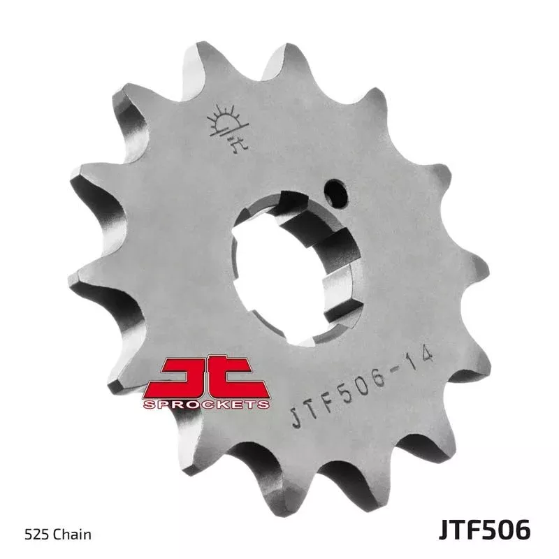 JT Sprockets Front Steel Sprocket 14 Tooth 14T 525 Chain For Kawasaki KH250 S1,B3-B5 1975-1982 JTF506.14
