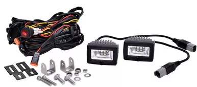 KC HiLiTES 519 LED Backup Flood Light System C Series C2 Pair